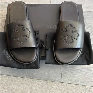 Make me an offer Brand new in box with receipt Chrome hearts sandals